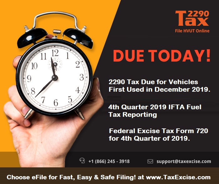 eFile for Federal Excise Tax reporting